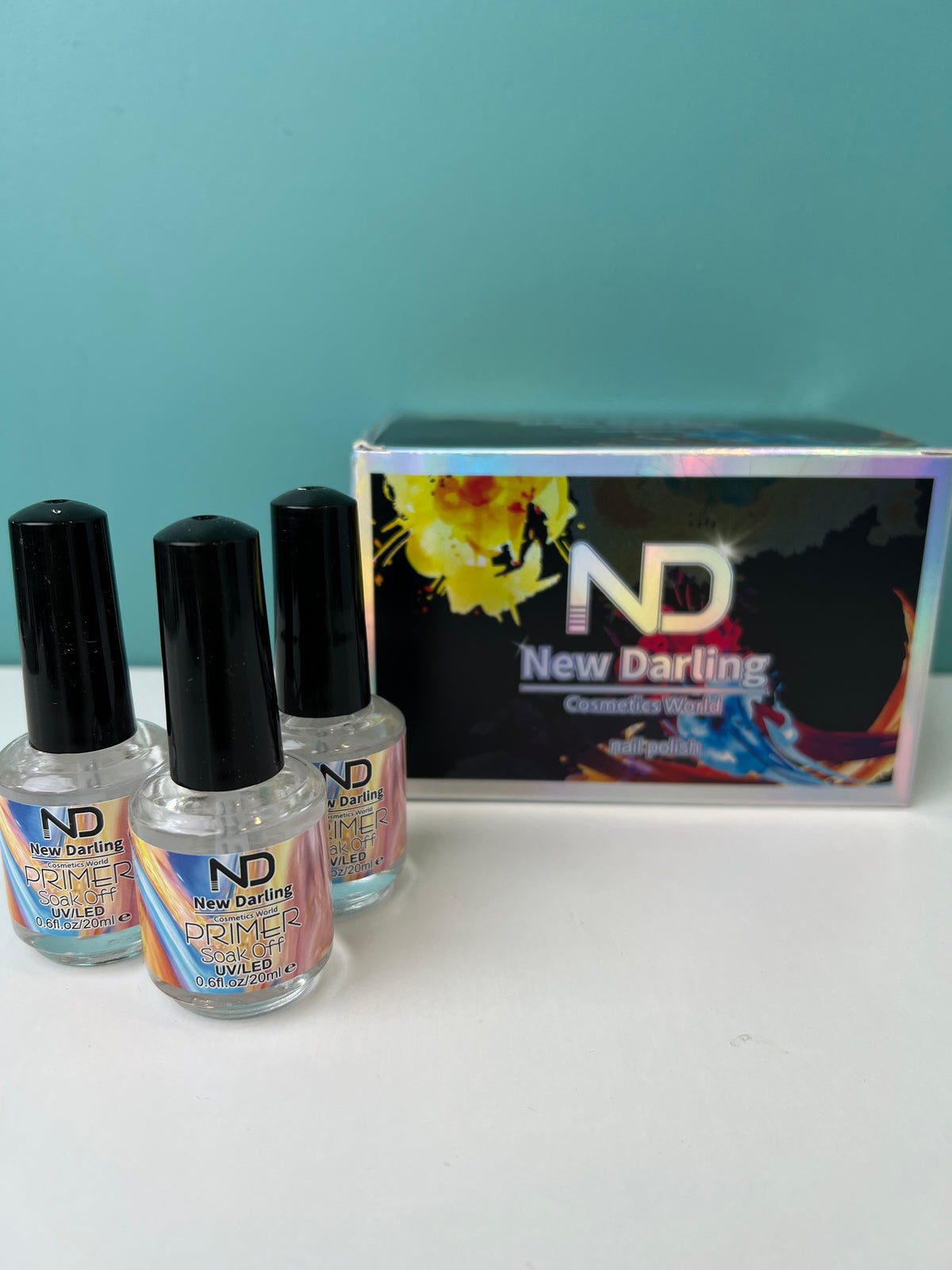 Nail Primer & Nail Prep Dehydrate & Nail Remover Set Gel Nail Polish Bonding Helper Dehydrator & Bond Primer