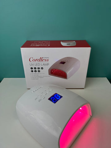 48W Rechargeable Pro LED Gel Nail UV Light Wireless UV LED Nail Lamp Cordless Led Light Nail Dryer Curing Lamp for Nails