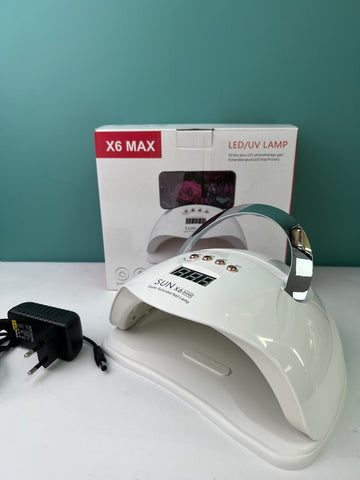 X6MAX UV LED Nail Lamp 220W, LED Lamp for Gel Nails Fast Curing Nail Dryer