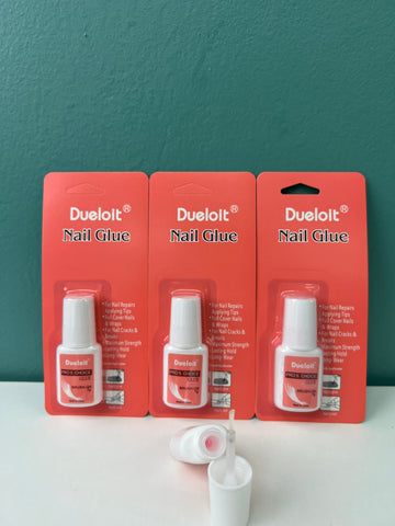 Nail Glue -Pink color Strong glue