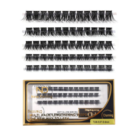 Mega Volume Individual Lashes Eyelash Clusters Wispy Lashes Cluster