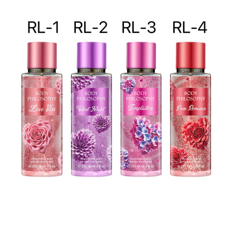 Body Philosophy: Luxury Women's Perfume Fragrance Body Mist Spray - Ideal for Holiday Gifts and Special Occasions -  Mist Spray Bottle