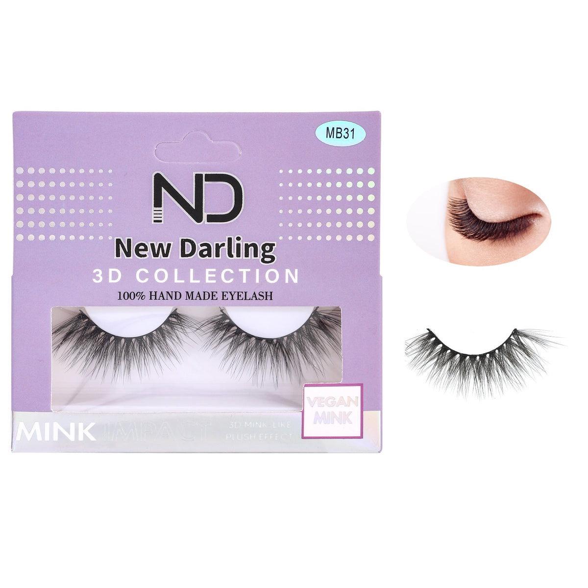 3D Strip Lashes Natural Look Reusable Wispy Cat Eye Lashes