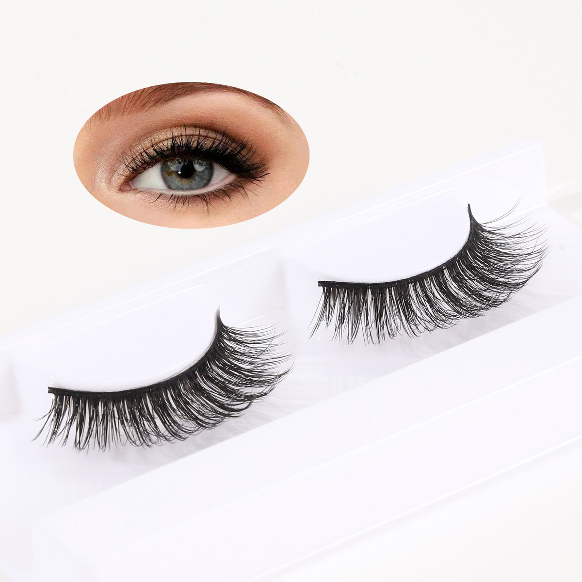 3D Strip Lashes Natural Look Reusable Wispy Cat Eye Lashes