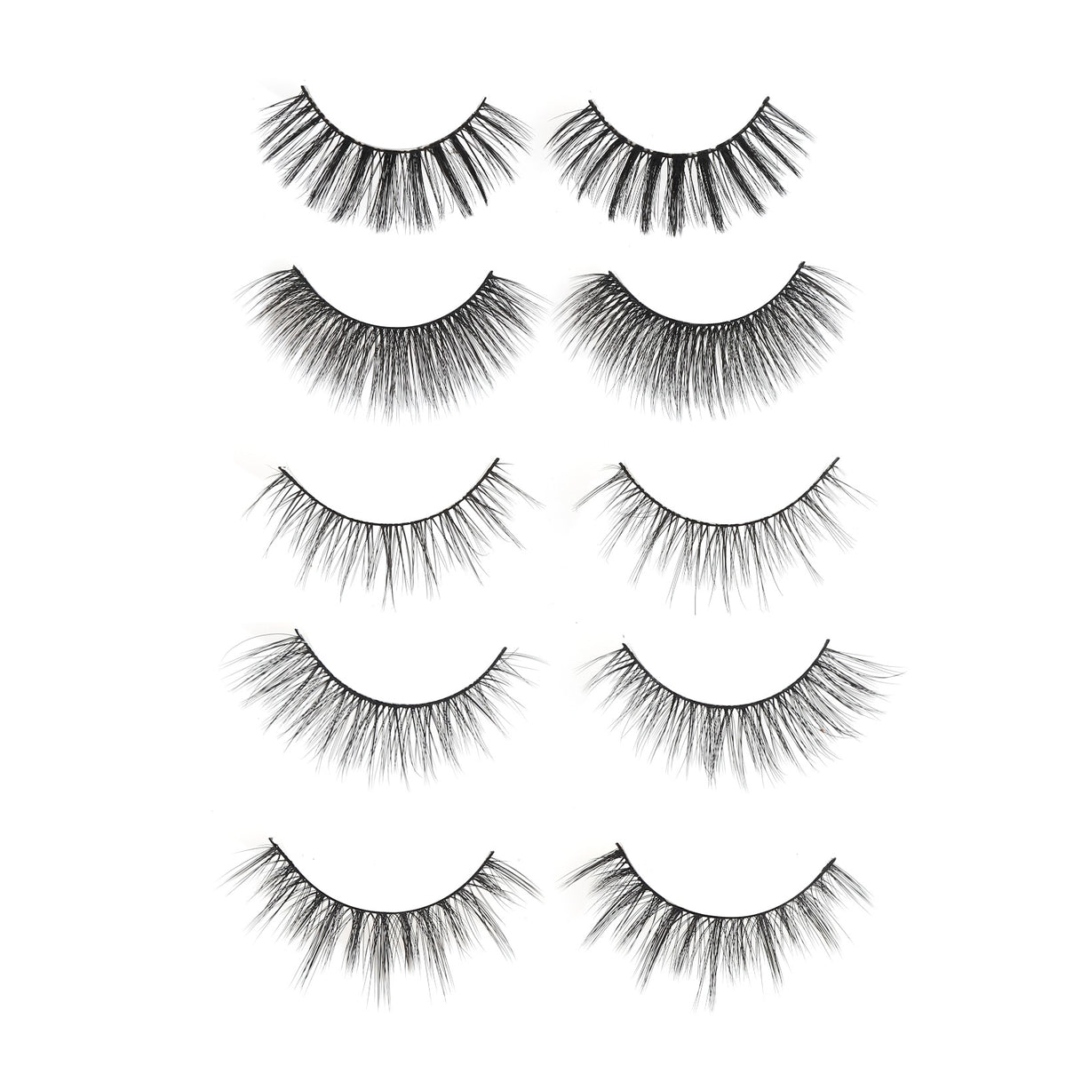 3D Strip False Eyelashes  Lashes Natural Look Wispy Lashes