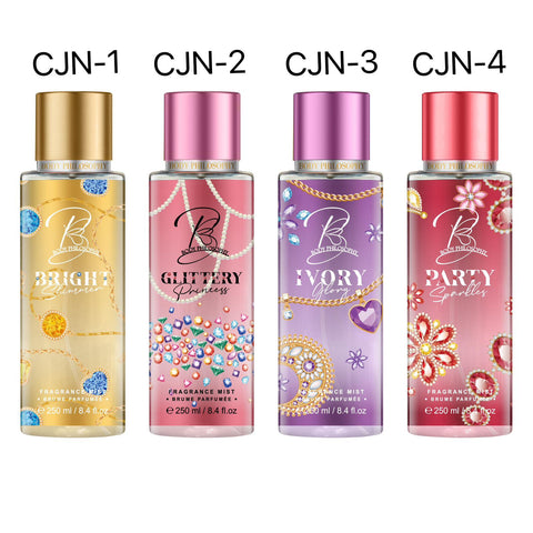 Gold Body Mists, Womens Body Spray, All Night Long Women’s Fragrance - 250 ml