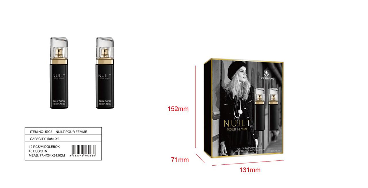 2pcs Combo Perfume pheromone perfume for women to use Cologne for men and women 50ml