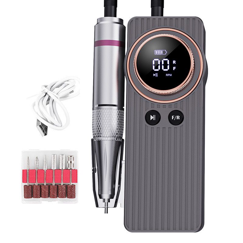 Cordless Electric Nail Drill Machine - Portable, Rechargeable, HD Display,  Acrylic Drill for Nails - Perfect for Salon & Home Use